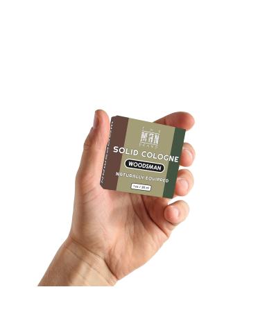 Solid Cologne Men's Woodsman Cologne Balm Woodsman Solid Cologne for men Solid Perfume (1 Ounce Woodsman) - Buy Online on GoSupps.com