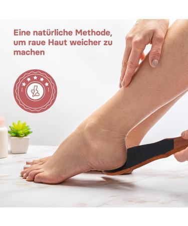 Valneo Footfish: Wooden Coarse & Fine Cornel Files for Dry Skin - Effective Hand & Foot Care Tool - Buy Online on GoSupps.com