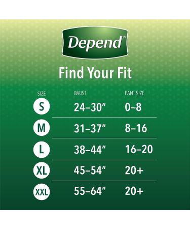 Depend Fit-Flex Adult Incontinence Underwear for Women - Maximum Absorbency - X-Large 26 Count - Blush - Buy Online on GoSupps.com