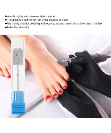 Uxsiya Nail Drill Bit Electroplating Foot Nail Drill Bit Pedicure Foot Calluses Sanding Polishing Head for Wiping Nail Gel & Removing Dead Skin - Buy Online on GoSupps.com