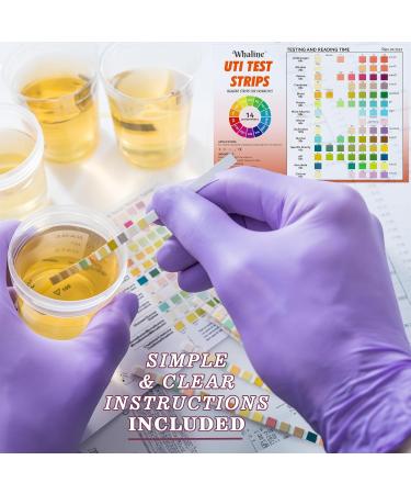 Whaler 14-in-1 Urine Test Strips - 100 Pieces for UTI Diabetes & Ketosis Analysis | Accurate & Easy Reference Color Card - Buy Online on GoSupps.com