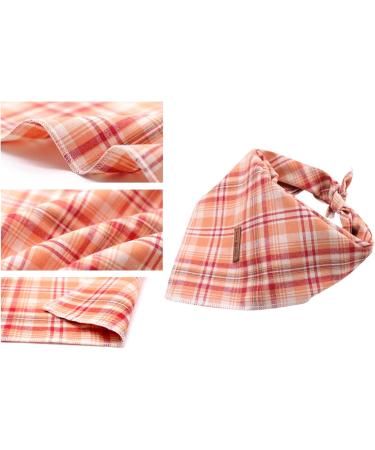 Shop Lionet Paws Dog Bandana - Triangular Scarves for Small Medium & Large Dogs | Orange Headscarves (Pack of 1) - Buy Online on GoSupps.com