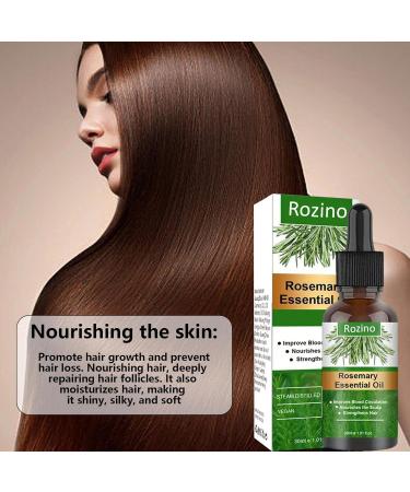 Natural Rosemary Hair Oil for Growth | Essential Rosemary Oil for Hair Skin Eyebrows & Beard - Buy Online on GoSupps.com