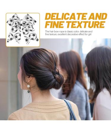 minkissy Elastic Ponytail Holder Soccer Hair Tie Soccer Hair Bow Tie Soccer Hair Accessory for Girl - Buy Online on GoSupps.com