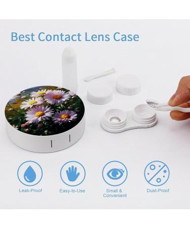 Buy Daisy Plants Print Contact Lens Case | Durable Contact Lens Care & Travel Box - Buy Online on GoSupps.com
