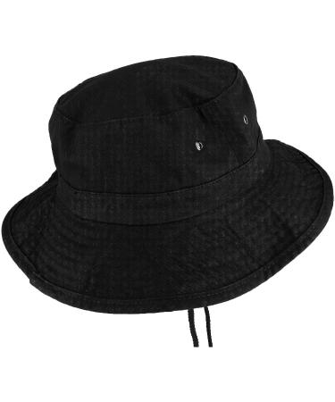 XXL Oversize 100% Cotton Outdoor Boonie Hat - Black | Trendy Apparel Shop - Buy Online on GoSupps.com