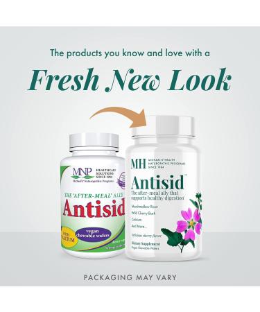 MICHAEL'S Naturopathic Programs Antisid - 90 Chewable Vegan Wafers with Calcium Marshmallow Root & Slippery Elm - Gluten Free Kosher - 90 Servings - Buy Online on GoSupps.com