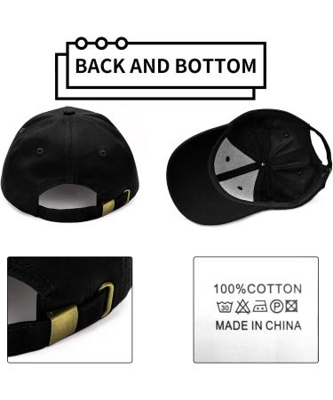 Breampot Adjustable Baseball Cap - Unisex Black Hat for Men & Women Perfect for Outdoor Activities - Buy Online on GoSupps.com