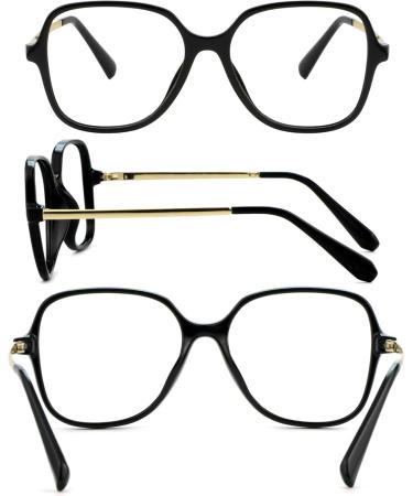Vision Global Blue Light Glasses for Computers - Anti-Reflex Lenses to Reduce Eye Strain & Tiredness - Unisex +2.00 Magnification K8008-1 Black - Buy Online on GoSupps.com