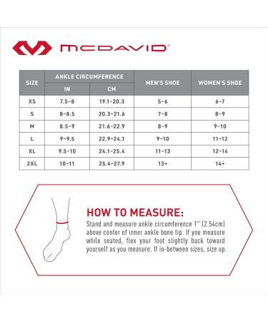 Buy McDavid Ankle Sleeve Support - Elastic Compression for Pickleball Walking Running & Injury Recovery - Small Size - International Shipping Available - Buy Online on GoSupps.com