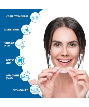 Mouth Guard for Teeth Grinding Sleep Mouth Guard Anti Grinding Mouth Guard for Sleeping at Night Gum Shield for Adults Reusable Mouth Guards Grinding Teeth to Prevent Bruxism 4 Pack - Buy Online on GoSupps.com