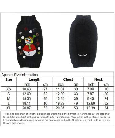 Christmas Dog Sweater - Warm Turtleneck Knitwear for Puppies | Festive Holiday Petwear with Snowman Design | Perfect Gift for Dogs - Buy Online on GoSupps.com