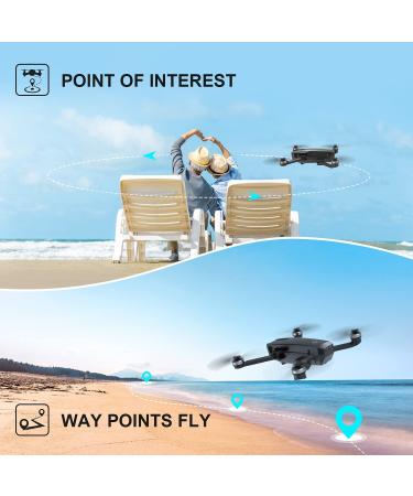 Holy Stone HS720 Foldable GPS Drone with 4K UHD Camera for Adults, Quadcopter with Brushless Motor, Auto Return Home, Follow Me, 52 Minutes Flight Time, Long Control Range, Includes Carrying Bag - Buy Online on GoSupps.com