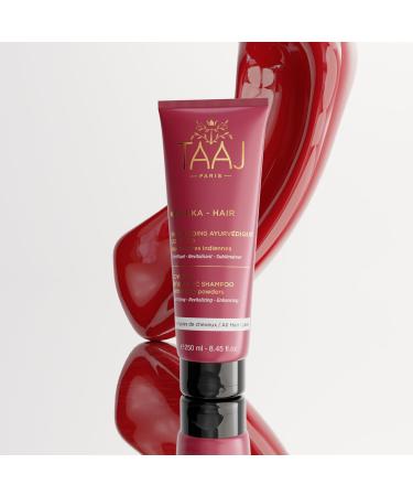 TAAJ TAAJ | Loo Pow Ayurvedic Shampoo - KESHIKA | Fortifying revitalizing & beautifying | Ayurvedic powders with cleansing & beautifying properties | Soft & silky hair | Vegan | Pack of 2 x 250 ml - Buy Online on GoSupps.com