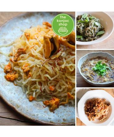 The Konjac Shop Konjac Spaghetti with Tomato 270g Glutenfree Vegan Only 14 kcal Lowcarb & Readytouse Pack of 5 - Buy Online on GoSupps.com