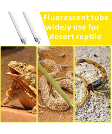 DERNORD T5 UVB Fluorescent Tube - 10.0 24W UV Tube Light Bulb 24 Inch Reptile Heat Lamp Tube Light for Tortoise Bearded Dragons Vivarium Lighting 24W 10.0 - Buy Online on GoSupps.com