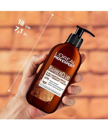 L'Or al Men Expert Beard Care Set | Beard Oil & Shampoo for Men | Barber Club Gift Set 230ml - Buy Online on GoSupps.com