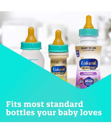 Enfamil Slow Flow Nipples 24 Count - Latex & BPA Free (Pack of 2) - Buy Online on GoSupps.com