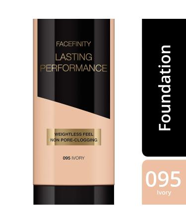 Max Factor Facefinity Lasting Performance Foundation 95 Ivory - 35 ml | Long-Lasting Makeup for Flawless Skin - Buy Online on GoSupps.com