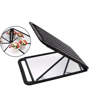 Mpowtech Hand Held Mirror for Haircut & Beauty Salon - Barbershop | 14.17 x 9.45 Mirror with Handle - Buy Online on GoSupps.com