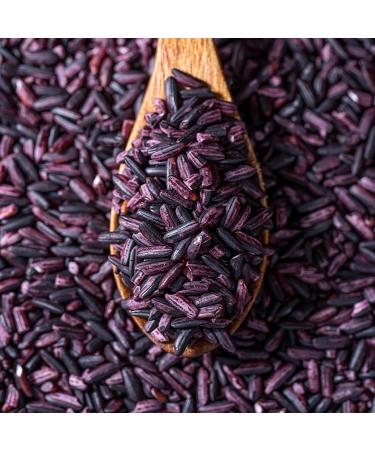 purple rice 500g Whole-Grain Gluten-Freeand Vegan RiceVegan Food Gluten-Free Rice Pantry Staples - Buy Online on GoSupps.com