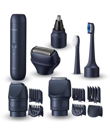 Panasonic Multishape Modular personal care system beard/hair trimmer beard/hair/body trimmer 3-blade-chicken head electrical toothbrush & nose/ear/eyebrow trimmer erased ni-mh-battery handpiece NIMH 5 attachments