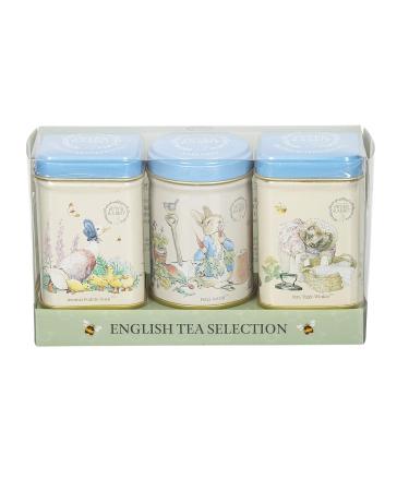 New English Teas Peter Rabbit 3x Mini Tea Tins with English Loose Leaf Tea Beatrix Potter English Breakfast Earl Grey Afternoon Tea Earl Grey 3 Count (Pack of 1) - Buy Online on GoSupps.com