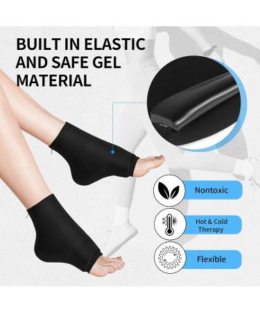 ADvancore Ankle Foot Ice Pack Wrap for Instant Pain Relief - Reusable Gel Cold Pack for Plantar Fasciitis, Sprains, Achilles Tendonitis - Ideal for Swelling and Gout - Buy Online on GoSupps.com