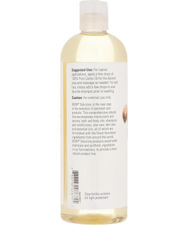 Now Foods Solutions Huile de castor 473 ml - Buy Online on GoSupps.com