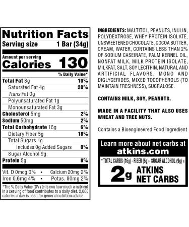 Atkins Endulge Caramel Nut Chew Bars - Keto Friendly, 10 Count Value Pack - Buy Online on GoSupps.com