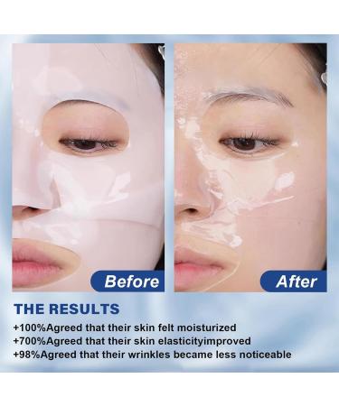 Overnight Collagen Face Mask Skincare Deep Collagen Overnight Mask - Collagen Night Mask Deep Collagen Anti Wrinkle Lifting Mask Bio Hydrating Face Mask - Collagen Face Mask Korean Overnight (6) - Buy Online on GoSupps.com