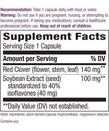 Nature's Way Soy Isoflavones 100mg - 60 Capsules for Natural Hormone Support - Buy Online on GoSupps.com