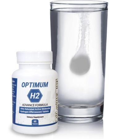 Qlife Optimum H2 Water Fizzy Tablets with Magnesium for Energy Recovery - 60 Tablets - Buy Online on GoSupps.com