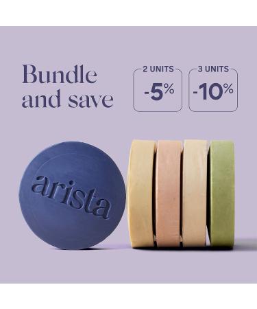 Arista Purple Shampoo Bar with Amla Fruit Powder & Castor Oil - Moisturizing Solid Shampoo for Grey Hair - Buy Online on GoSupps.com