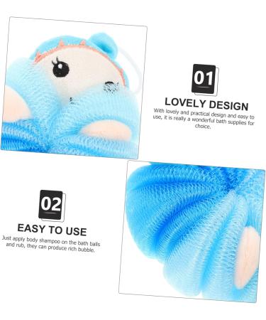 NOLITOY 6 Pcs Bath Balls - Foaming Body Scrubbers & Loofahs for Skin Cleaning | Ideal Bathing Supplies - Buy Online on GoSupps.com