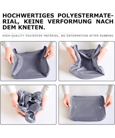 Shop Billybath Suitcase Organizer Set - 8-Piece Packing Cubes Clothes Bag & Shoe Bag for Travel - Perfect Gray Travel Organization - Buy Online on GoSupps.com