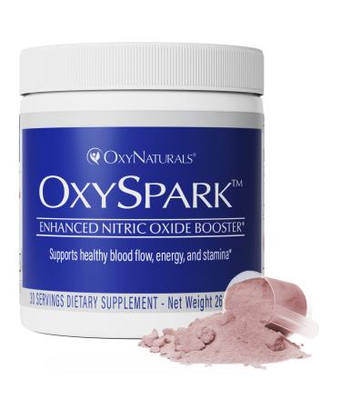 OxySpark Nitric Oxide Supplement for Men & Women | Support Energy Circulation & Stamina | L-Citrulline ViNitrox & Beet Root Powder | 30 Servings (1 Bottle) | Made in USA 9.24 Ounce (Pack of 1)