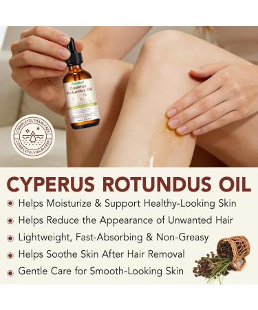 Cyperus Rotundus Oil Cyperus Rotundus Oil for Hair Removal Reduces Unwanted Hair Growth Moisturizing Soothing Skin Shrink Pores Reducing Body Hair Growth Cypress Rotundus Oils for All Skin Types 1 Pack - Buy Online on GoSupps.com