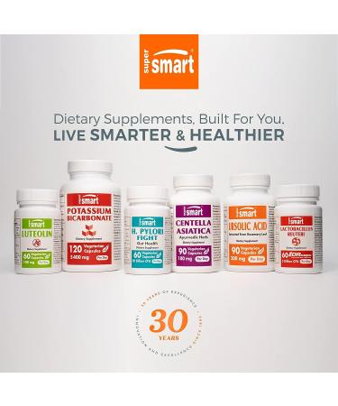 Supersmart Acetyl L Carnitine Arginate 1000mg - Brain Supplement - 120 Vegetarian Capsules - Buy Online on GoSupps.com
