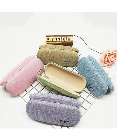Fabric glasses hard case portable eyeglasses case box (Pink) - Buy Online on GoSupps.com