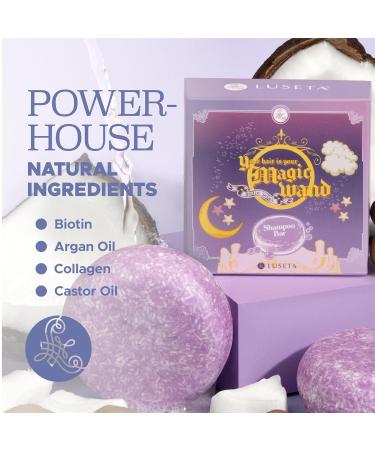 Luseta Shampoo Bar for Hair Growth | Biotin & Collagen Eco-Friendly Sulfate & Paraben Free - Buy Online on GoSupps.com