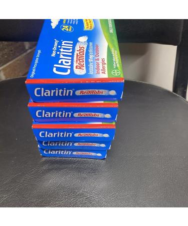 Claritin 24 Hour Indoor & Outdoor Allergy RediTabs - 10 ct Pack of 5 - Buy Online on GoSupps.com
