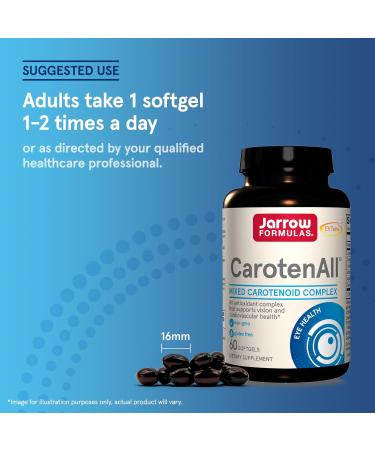 Jarrow Formulas CarotenALL Mixed Carotenoids Complex - 60 Softgels | Health & Wellness Supplement - Buy Online on GoSupps.com