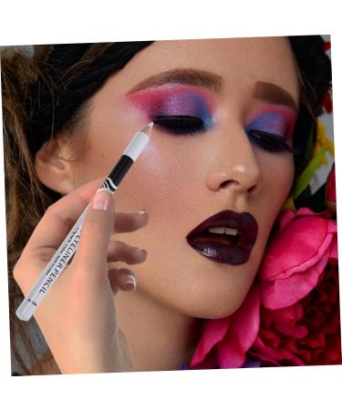 IWOWHERO White Makeup Pencil 10pcs Lying Silkworm Eyeliner Highlighter Makeup Eyeshadow Eyes Cosmetic Tools Girl Christmas Brush - Buy Online on GoSupps.com