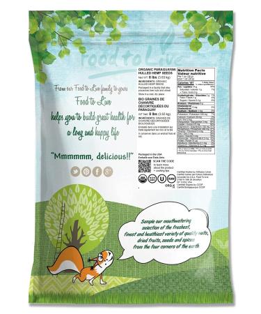 Organic Paraguayan Hemp Seeds 8 lbs - Non-GMO Raw Hearts | Hulled, Kosher, Vegan | Omega 3 & 6 | Protein-Rich for Smoothies, Oatmeal, Salads - Keto-Friendly - Buy Online on GoSupps.com