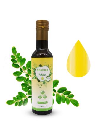 Moringa Maya Garden Moringa Oil - Cold-Pressed Moringa Seed Oil - 250ml - Berry Oil from the Highest Quality Moringa Tree Seeds - Raw Quality According to Organic Growing by MAYA GARDEN