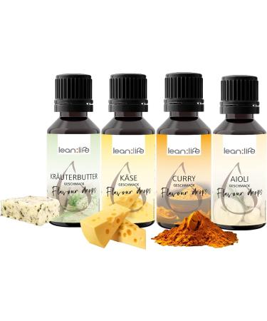 Lean:Life Aioli Flavour Drops 30ml - Sugar-Free & Low-Calorie Aroma Drops for Food - International Shipping - Buy Online on GoSupps.com