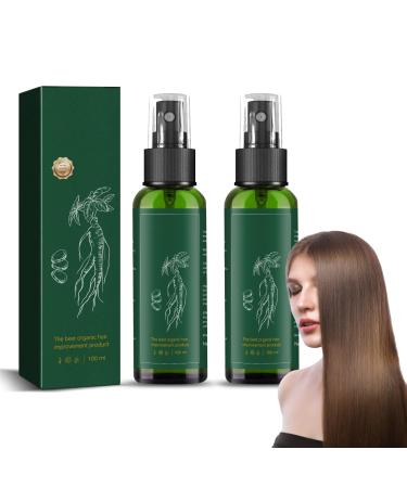 Shantou Yingji Ginseng Hair Regeneration Spray Ginseng hair growth solution ginseng hair growth serum moisturizes your hair with moisture 2 pieces x 100 ml 2 pieces