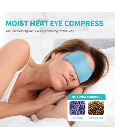 Buy Lavender Weighted Eye Pillow | Yoga & Moist Heat Eye Compress for Relaxation Sleep & Meditation - International Shipping Available - Buy Online on GoSupps.com