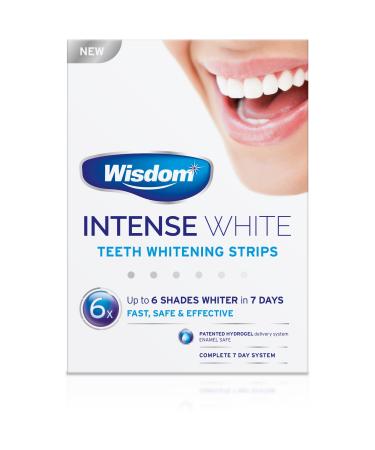Wisdom Intense White - Teeth Whitening Strips (6 Shades Whiter in 7 Days)
